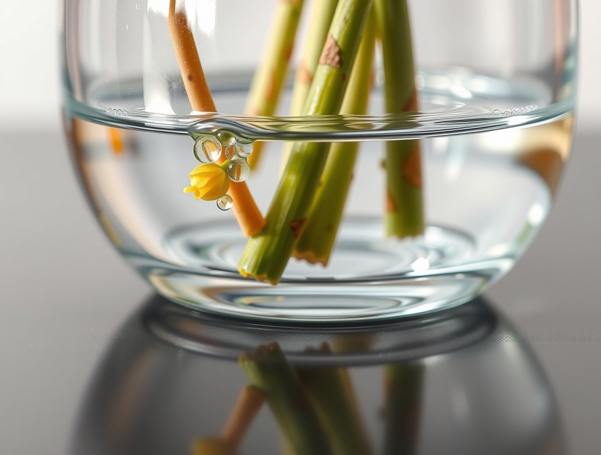 Ваза из стекла